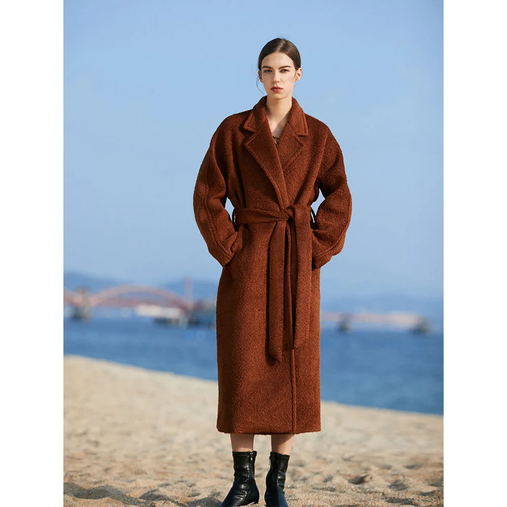 Italian Version of the Heavyweight Thick Wool Coat Female Temperament Coat Autumn and Winter 2025