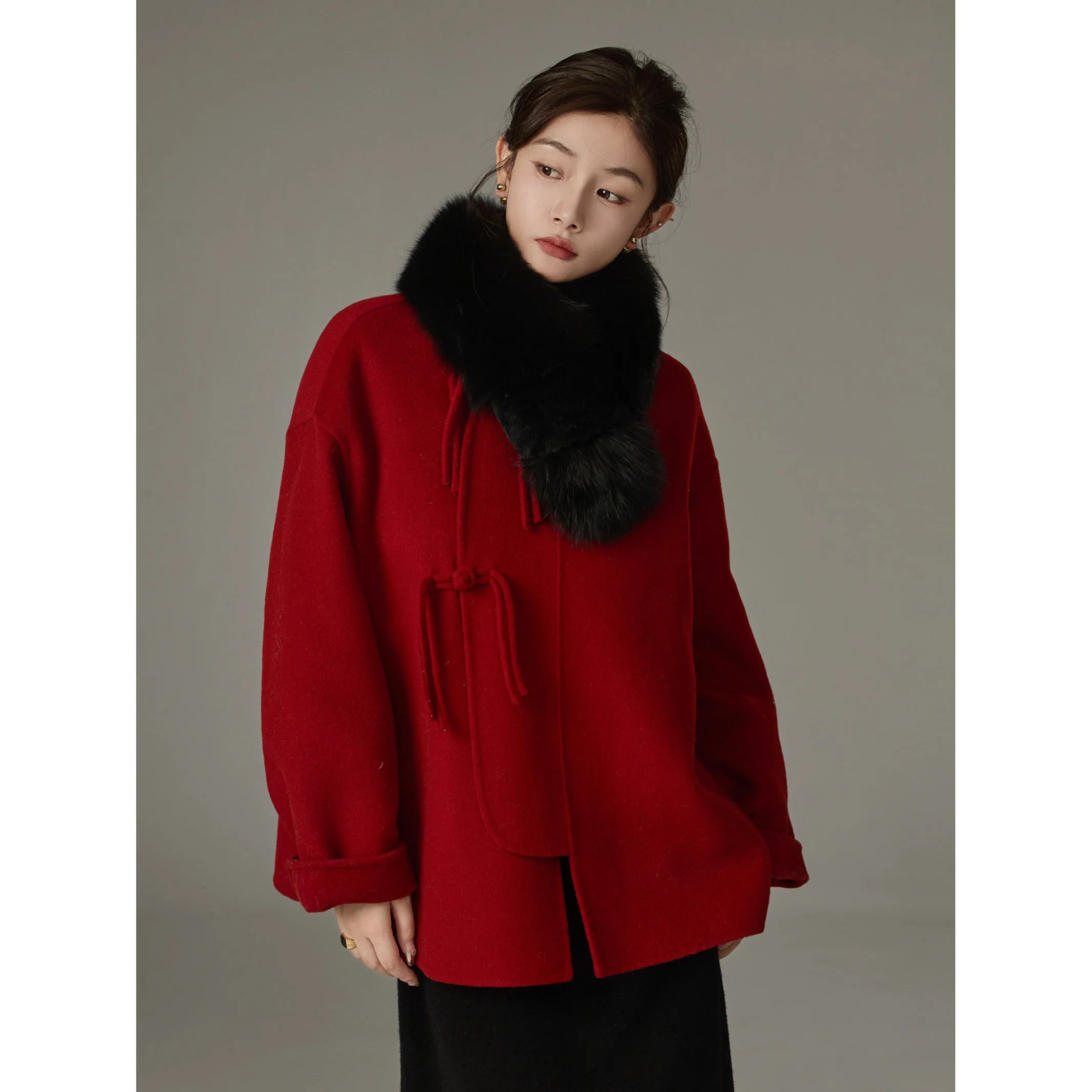 2025 New Fashion Casual Design Sense of Winter Models of National Wind Jacket