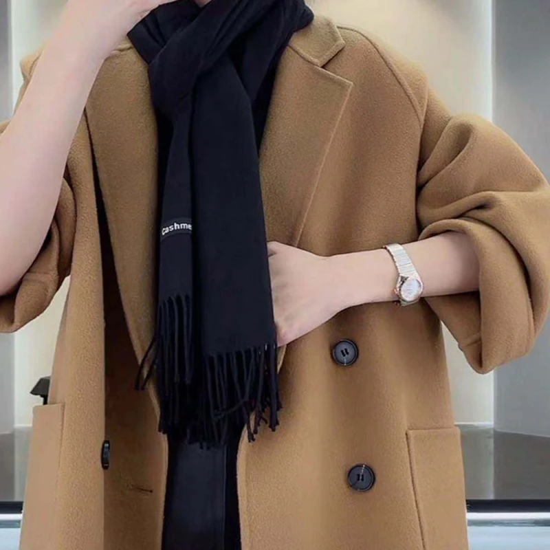 In 2025 the  Peru Winter High Quality New Design Short Payment 100% Wool Coat Elegant New Pattern Double-breasted Handmade