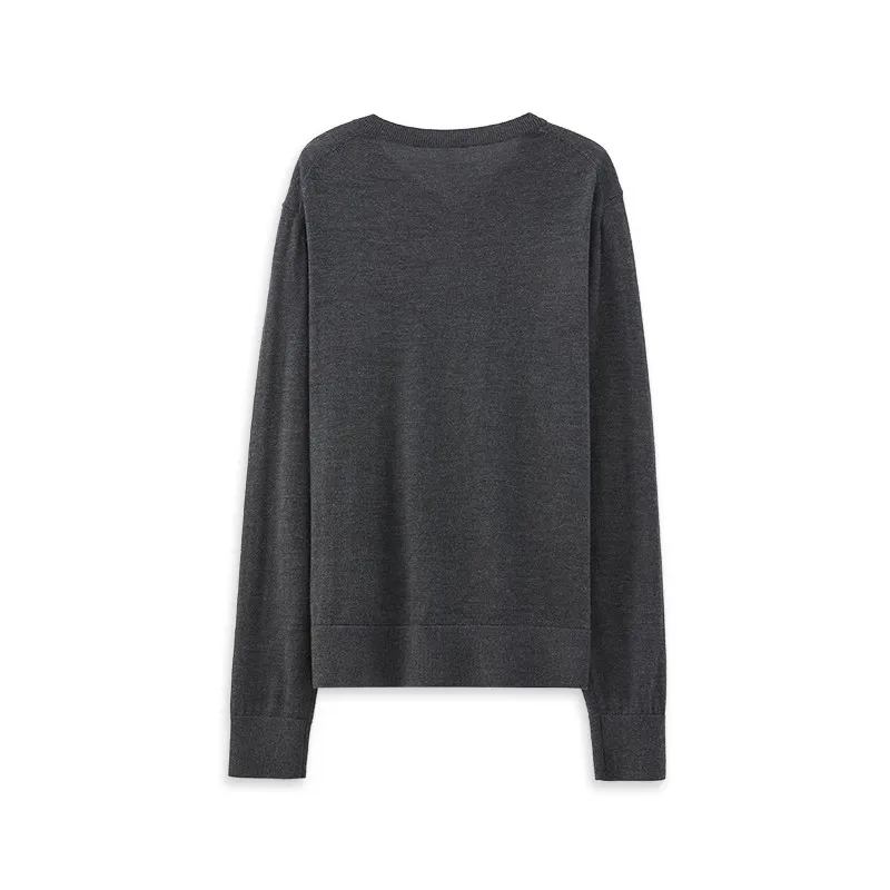 Long Sleeve Knitwear Women Single Breasted Handmade Knitted Cropped Wool Cardigans Sweaters